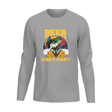 Beer Fishy Fishy 2 Men Long Sleeve Shirt